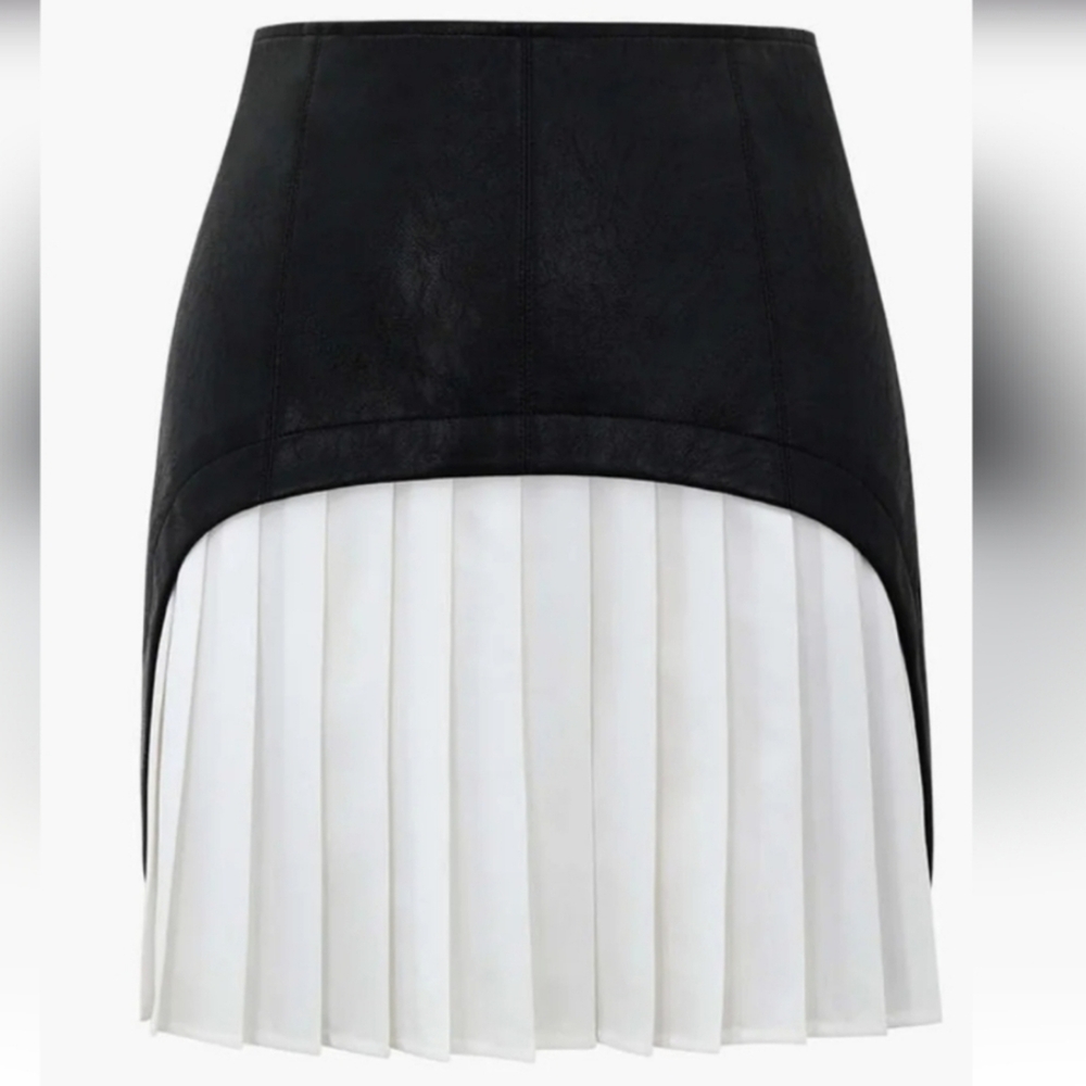 Elegant Black and White Women's Skirt